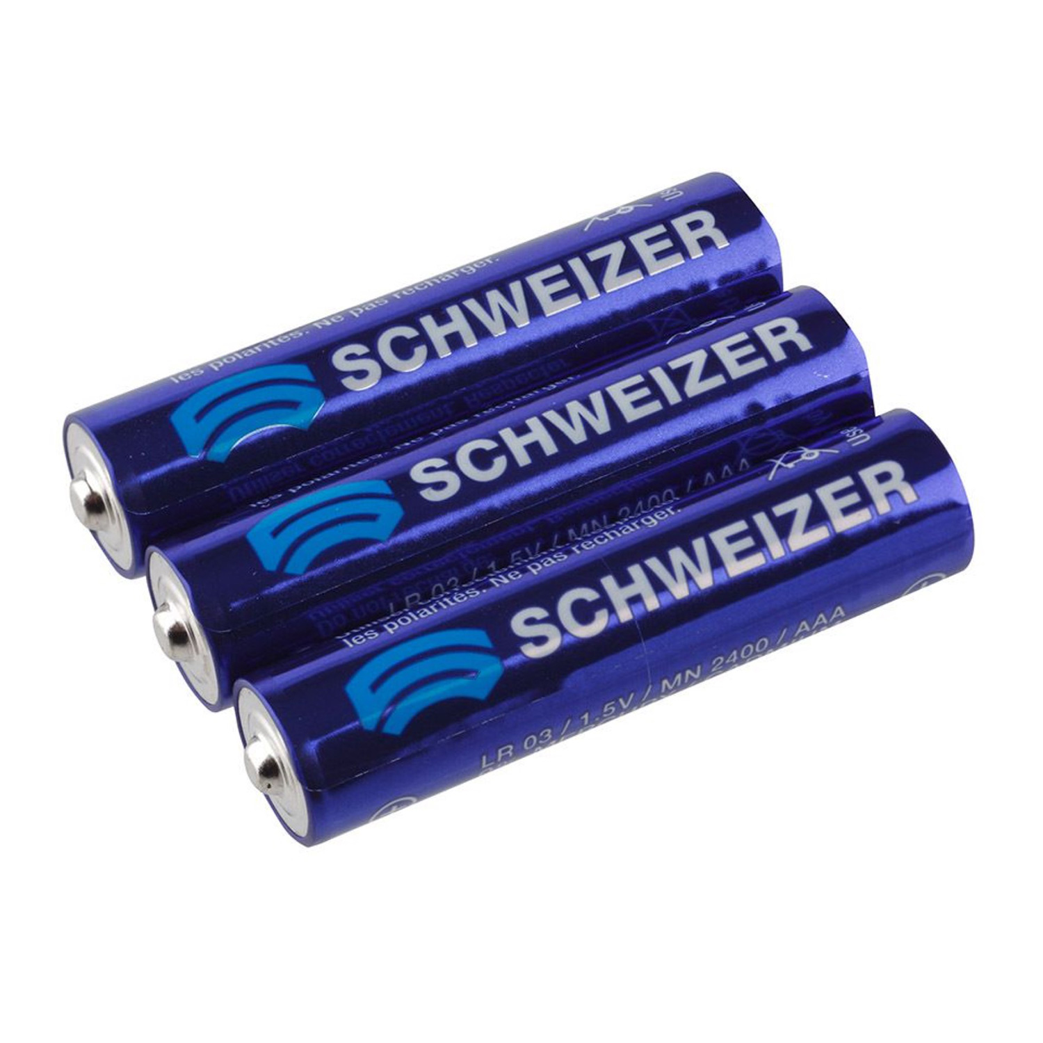 3x AAA 1,5V Batterien für Schweizer Multilight Pro Pocket Leseleuchte